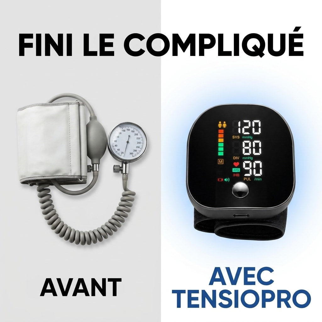 Tensiomètre automatique au poignet sans fil ! 50% Reduction ! 🔥