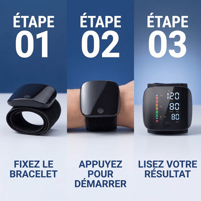 Tensiomètre automatique au poignet sans fil ! 50% Reduction ! 🔥